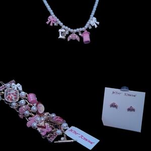 Betsey Johnson BAKING JEWELRY set NWT